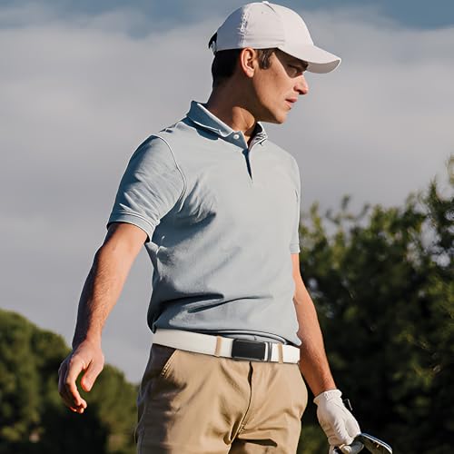 SANSTHS Mens Ratchet Belt, Leather Ratchet Belts for Men Adjustable Dress Belt Slide Belt for Gift Fit Everywhere4