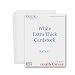 Extra Thick Cardstock - 100lb Cover (270gsm) - Blank White 8.5 x 11 - Heavyweight Printer Paper for Inkjet/Laser - 100 Sheets Pack