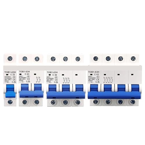 Disjoncteur AC TOB1-63H courbe C pour éviter les coupures de courant
