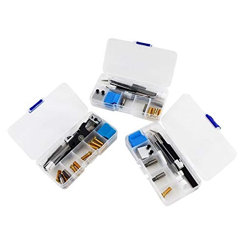 Lysee 3D Printer Parts & Accessories - Voor Sidewinder X1 Genius Vulkaan Nozzle Siliconen Mouw Keel Handvat Thermistor Verwarming Pijp Warmte Blok Kit - (Color: C)