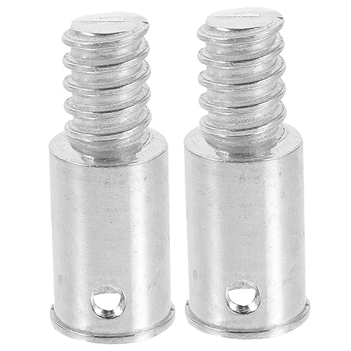 Yardwe Adaptador De Extensión Para Mango De Escoba Con Extremo Roscado Americano De Acero Inoxidable 2 Piezas Compatible Con Herramientas De Limpieza Doméstica Y Comercial Fácil Instalación