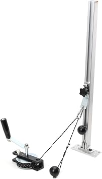 Chainsaw Mill Winch Kit for Chain Saw Milling, Manual Winch System for Chainsaw Mill with Winch and Lever Arm Anchor System, Efficient Chainsaw Accessories, Rope Length 13M/42ft