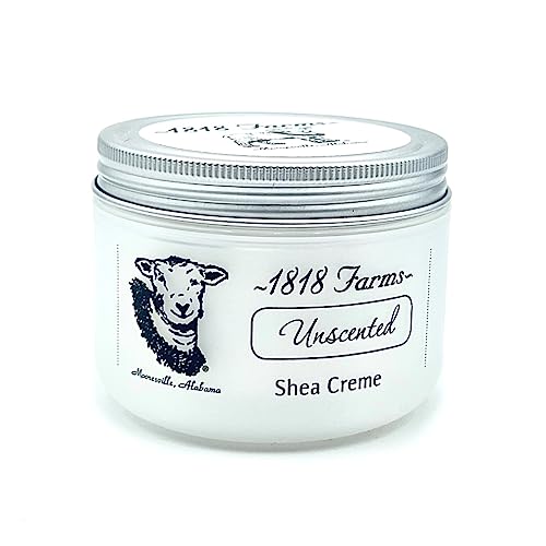1818 Farms Shea Creme, 8 Fluid Ounces (Unscented)