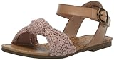 Blowfish Malibu Sandalia plana Sassie-k para niña, Rosa (Blush), 3 Little Kid