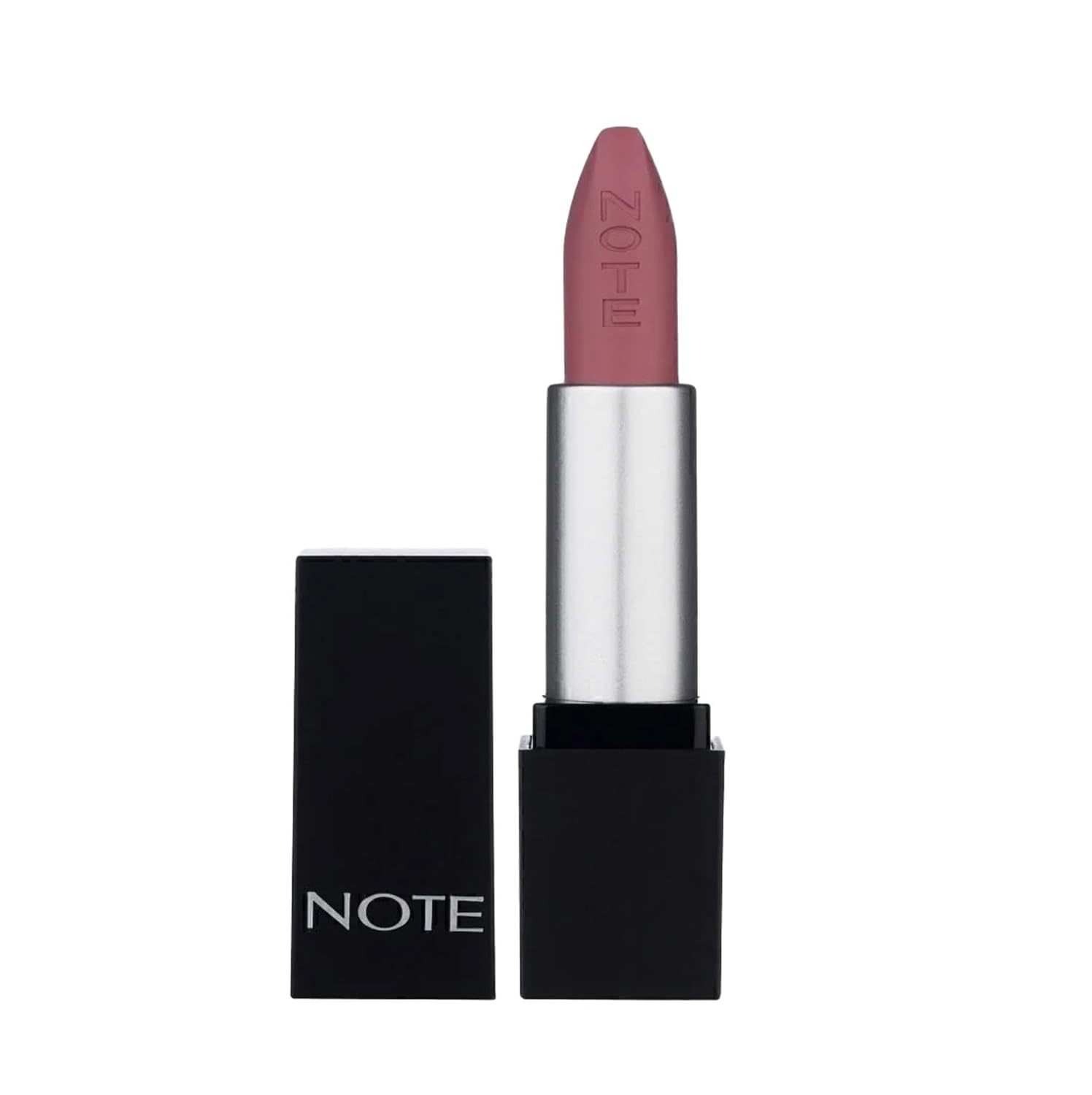 Note Cosmetics Mattever Lipstick 09 First Date Rose Yarı Mat Saten Bitişli Ruj, Pembe Nude