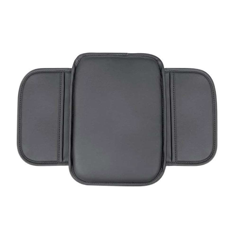 SMXDNEJS Car Armrest Pad for BMW 8 Series 8er Coupe E31 G15, PU Leather Centre Console Cushion Comfort Arm Rest Protector Cover with Side Storage Pockets Accessories,A/black