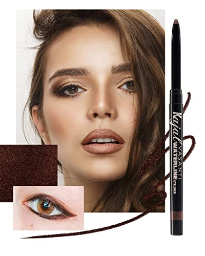 VASANTI Kajal Waterline Eyeliner Pencil (Hazel Brown) - Soft Waterproof Long-Lasting Eyeliner - Vegan, Cruelty-Free, Made from Natural Ingredients - Image 3