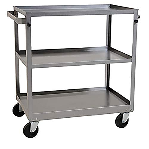 QUANTUM STORAGE SYSTEMS BC214069M2DRD Wire Double Bay Heavy Duty Wheels 22 Shelves 22 Dividable Grid Red Bins 69