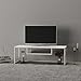 Produktbild [en.casa] TV Board Isokyrö Fernsehtisch mit Ablagefach Lowboard 120 x 40 x 40 cm Sideboard Metall Weiß