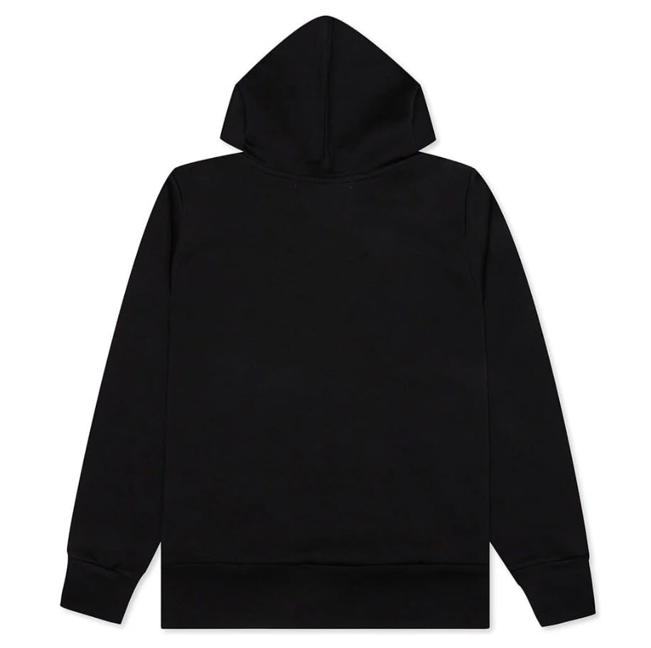 Comme Des Garcons Play Double Heart Zip Hoodie, Black2