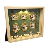 Mini Museum Rahmen | DIY Heimdekoration | Silhouetten-Box Rahmen-Set - Für Homeoffice Wohnheim Wohnzimmer Schlafzimmer Arbeitszimmer Kinderzimmer Schreibtisch Hochzeit