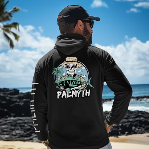 Image of Palmyth Fishing Shirts for Men Long Sleeve UPF 50+ Sun Protection Hoodie