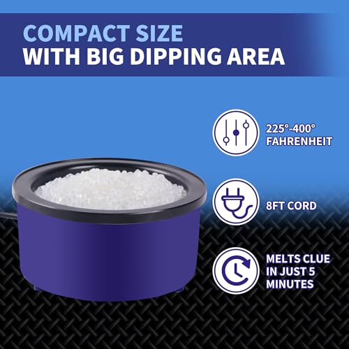 ZFYOUNG Hot Melt Glue Pellets Pan Glue Pellets, 1 lb, Low Draw, for use with the ZFYOUNG Glue Frying Pan, Great for crafts and DIY projects, no glue gun required