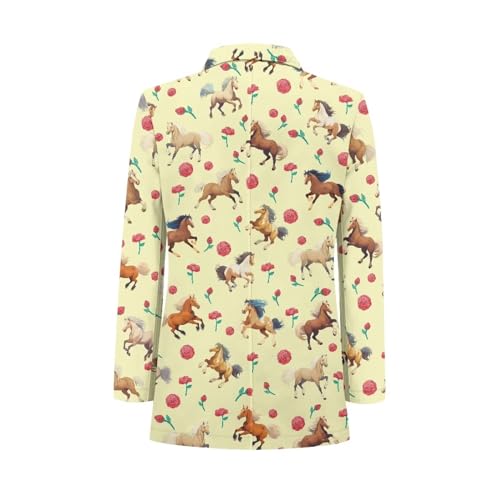 Men's Casual Blazer One Button Long Sleeve Blazer Suit Jackets Slim Fit Sports Coats with Pocket S-5XL2