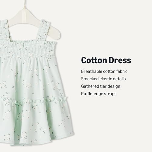 Image of Amazon Essentials x Sofia Grainge Toddlers and Baby Girls' Smocked Cotton Dress