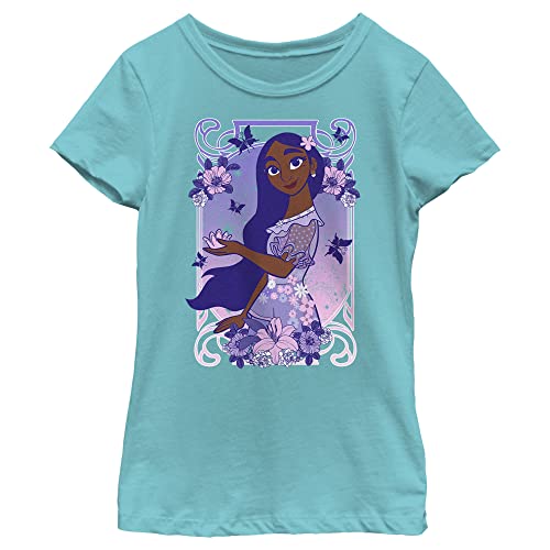 Disney Little, Big Encanto Effortless Isabella Girls Short Sleeve Tee Shirt