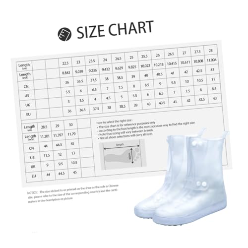 Cubrezapatos impermeables antideslizantes gruesos para actividades al aire libre, caminatas y lluvia miniatura 2