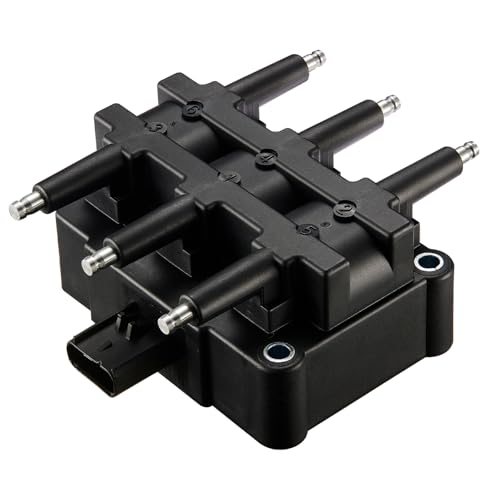 Image of Set of 1 UF305 Ignition Coil Pack Compatible with Chrysler Town & Country Pacifica Voyager Grand Caravan Compatible with Jeep Wrangler JK Routan V6 3.8L 3.3L Replacement UF412 UF633 C1442