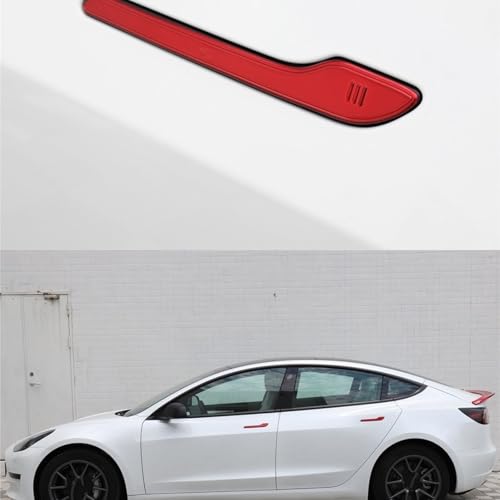 Poignée porte extérieure Tesla Model 3 Y en carbone look ABS élégant - 6