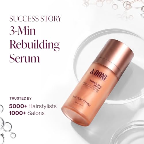Image of &Done Frizz Control Hair Serum for Dry Frizzy Hair | 72hrs Frizz Free Hair | For Women & Men | Frizz Repair in 3 minutes | Bond Repair Treatment & Leave in Conditioner Serum | Suitable for Straight, Wavy, Curly Hair Type | Sulphate Free and Paraben Free - 30 ml