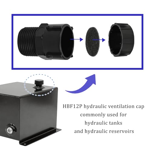 Image of HBF12P Plastic Hydraulic Breather Cap, 3 /4 NPT