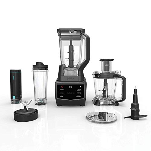 Smart Screen Blender and Food Processor with FreshVac Technology, 1400-Peak-Watt Base, 9 Auto-iQ Programs & Touchscreen Display for Ninja (CT672V) (Renewed)