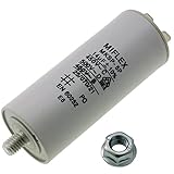 Motor Kondensator AnlaufKondensator MotorKondensator 14µF 450V 35x83mm Stecker M8 ; Miflex ; 14uF