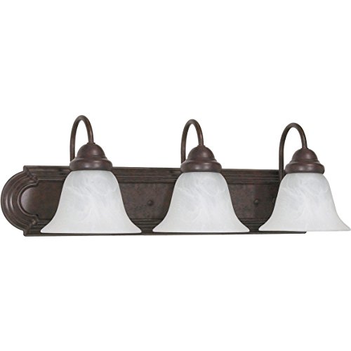 Image of Nuvo Lighting 60 /321 Traditional Three Light Vanity from Ballerina collection in Pwt, Nckl, B /S, Slvr. finish