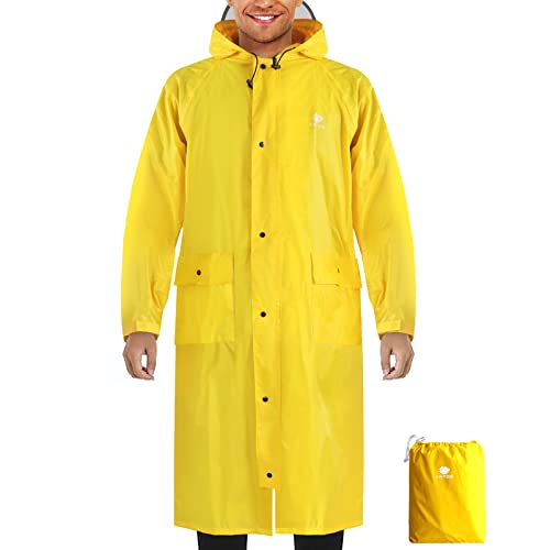 ANYOO Wasserdicht Regenmantel Radfahren Regen Poncho Portable Leichte...