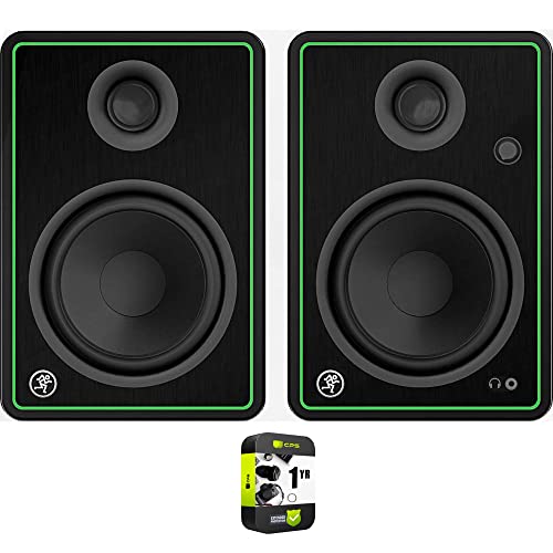 Mackie-CR5-XBT-5-inch-Creative-Reference-Multimedia-Studio-Monitors-with-Bluetooth-Bundle-with-1-YR-CPS-Enhanced-Protection-Pack