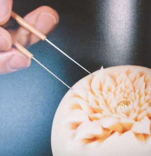 KUNNKENN 和菓子の道具 生菓子 針切り箸 菊針(日本製針)(スタイル1)