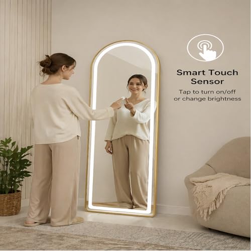 The Artment Gold Halo Arch LED Mirror 160x50cm - Image 6