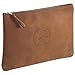 Klein Tools 5136 Contractor's Leather Portfolio with Heavy Duty Zipper Close