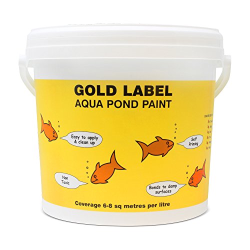 Gold Label Aquatic Pond Paint - 5litre Clear - Self Priming