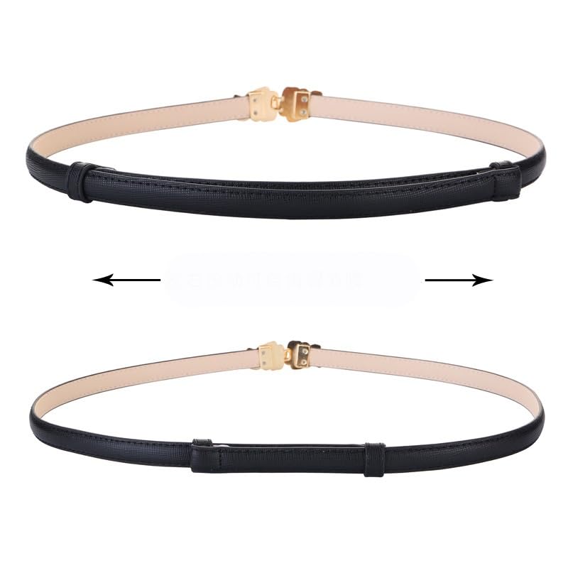 Women's Leather Belt Versatile Decorative Dress With Shirt And Suit Small Belt For Women(Onecolor)3