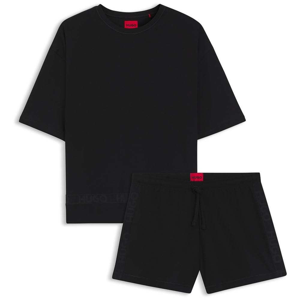 Hugo - Mesh Logo Short-Set 10277442 0, Set Corto Donna