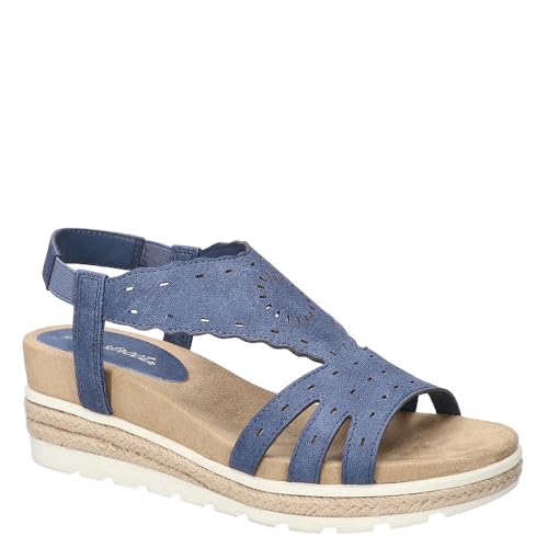 Sandale compensée Fran Easy Street pour femme en taille confort