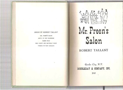 Mr. Preen's salon B0007E2Z6G Book Cover