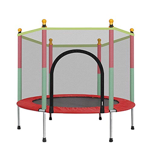 Mother And Me Trampolín Combo con Red - 2020 Cama elástica para niños - Peso máximo: 100 kg - Trampolín para Ejercicios, trampolín para Interiores y Jardines, Ideal para niños y Adultos