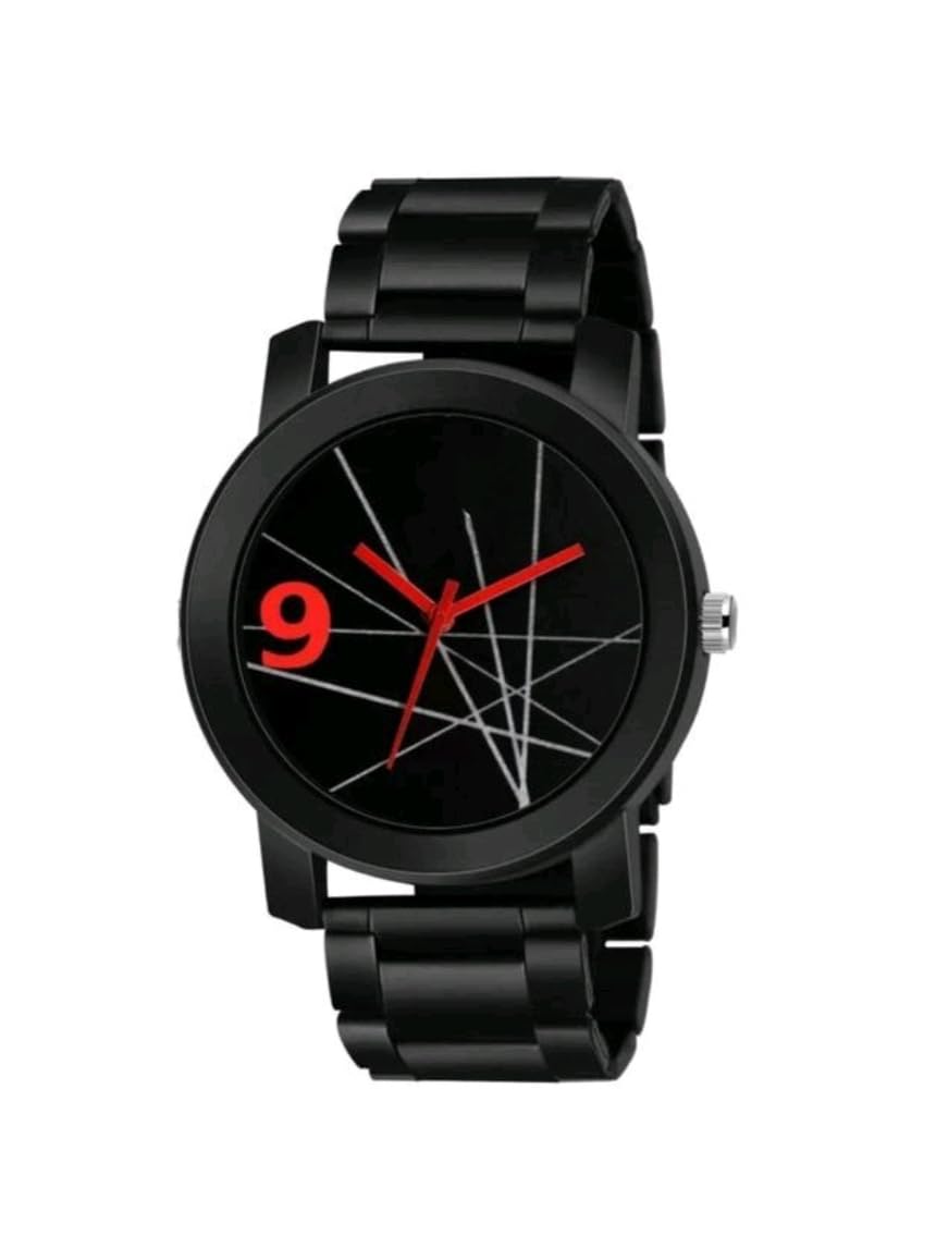 New Trending Speed Breaker Belt with Big Size Dial All Black Waterproof Watch for Men and Boys (Black D) (B0CTYBX4LB) Amazon Price History, Amazon Price Tracker