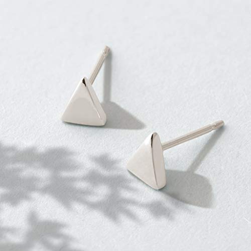 Boma Jewelry Sterling Silver Triangle Geometric Stud Earrings3