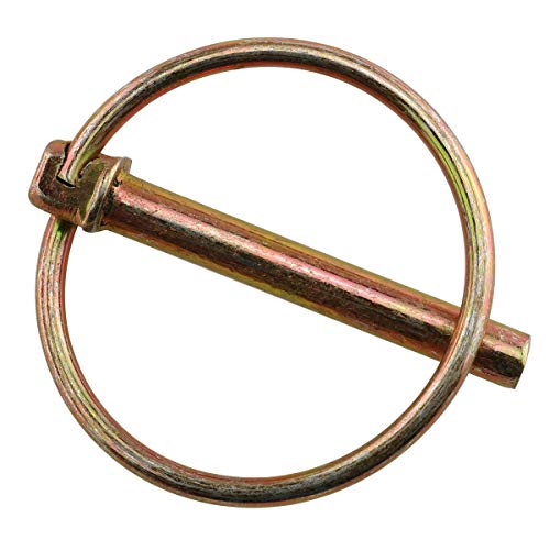 E-Outstanding Linch Pin 4Pcs 45Mm Heavy Duty Lynch Pin Shaft Locking Pin Fastener Assortment Kit For Farm Tractors Trailers Trucks Mowers Trolleys And Carriages M6(1/4Inch) #TOP3