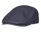 Levi's Men's Classic Ivy Newsboy Hat, Large-Extra Large, Midnight Navy