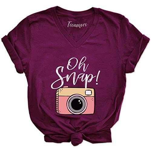 Product Image of the Oh Snap Shirts for Womens Photographer Gifts Photography Tees Camera Outfits