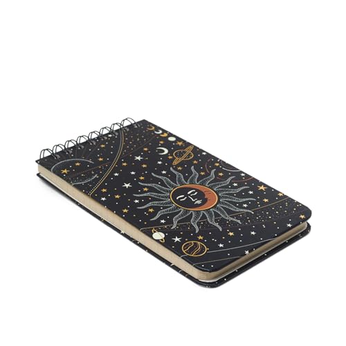 Bloco Wire-O Astral Pautado 12X20 Eclipse Preto, Cicero