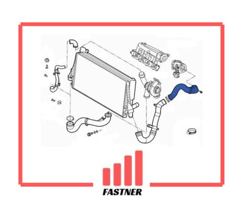 Tubo Manicotto Intercooler Aria Turbo F I A T Croma 1.9 D Multijet (2005-2011) 51790613 51790614