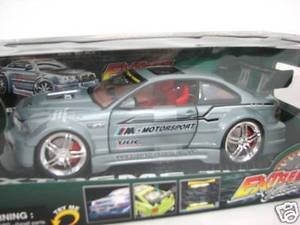 Modelo BMW M3 E36 escala 1/24 metal fundido