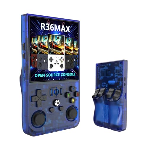 【Rich game content】 The console di gioco viene fornito con un 64 GB TF card, supporta 26 + simulatori, 10,000 giochi, supporta i simulatori più popolari, e supporta il download di giochi in formati correlati. Si può godere il gioco al massimo.