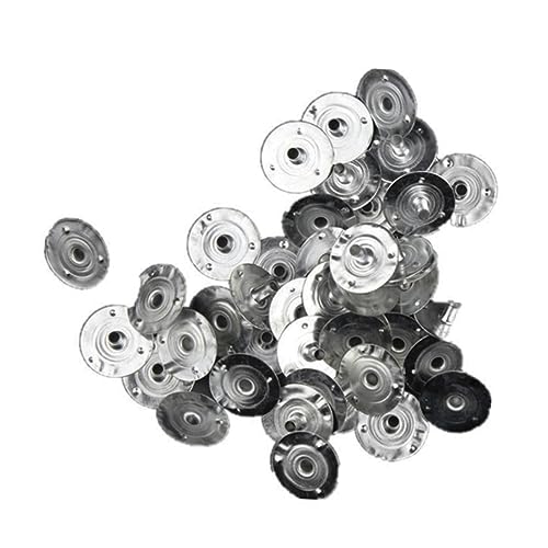 KALLORY 400pcs Candle Wick Making Materials: Metal Wick Base Tabs for DIY Candle Crafting