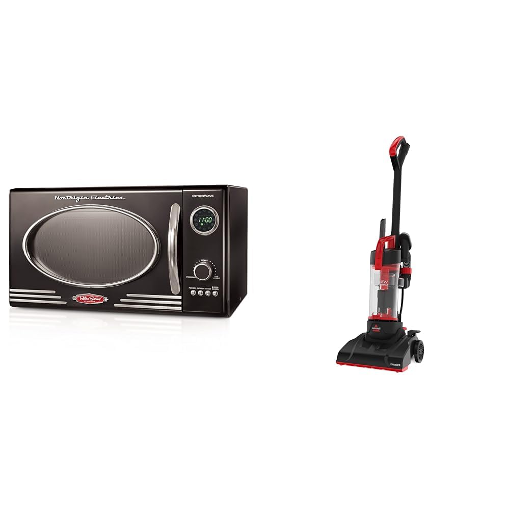 Nostalgia Retro Countertop Microwave Oven - Large 800-Watt - 0 9 cu ft BISSELL CleanView Compact Upright Vacuum